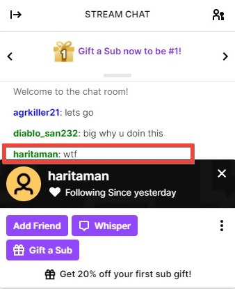 How to block someone on Twitch