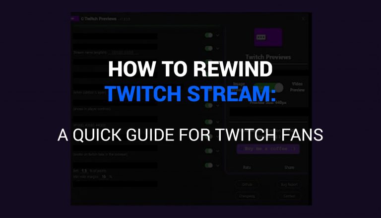 How to rewind twitch streams