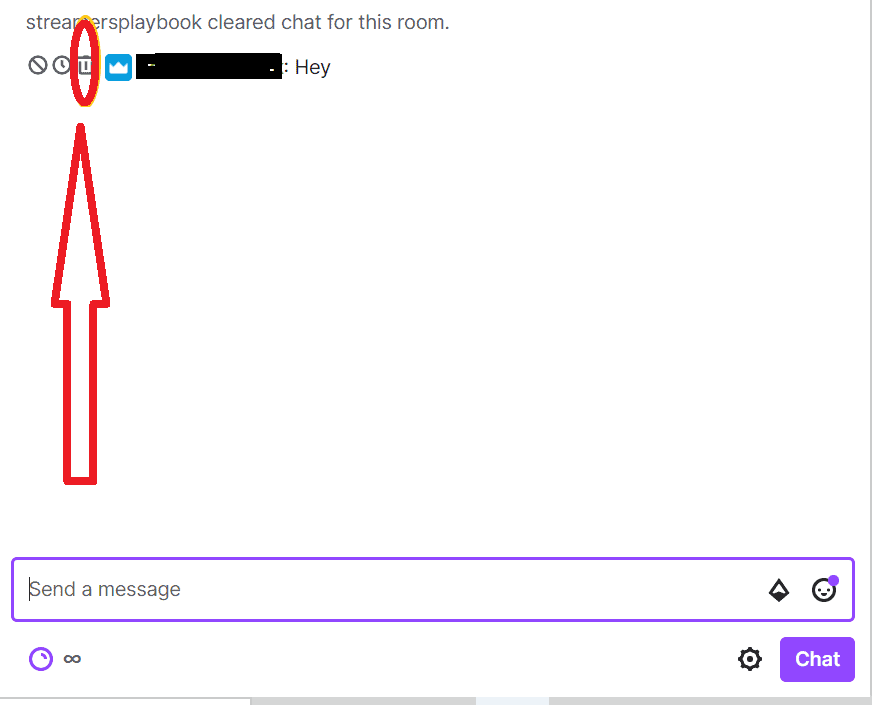 how to delete messages on twitch