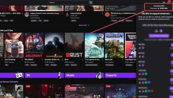 Twitch Bits to usd- How to check twitch bits